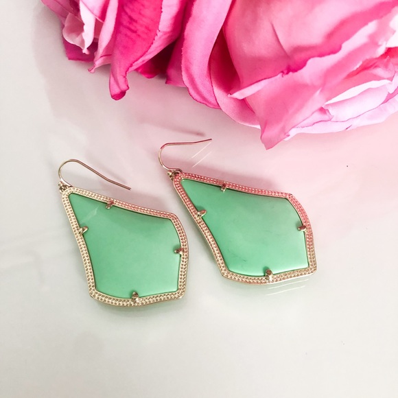 Kendra Scott Teal Alexandra Earrings